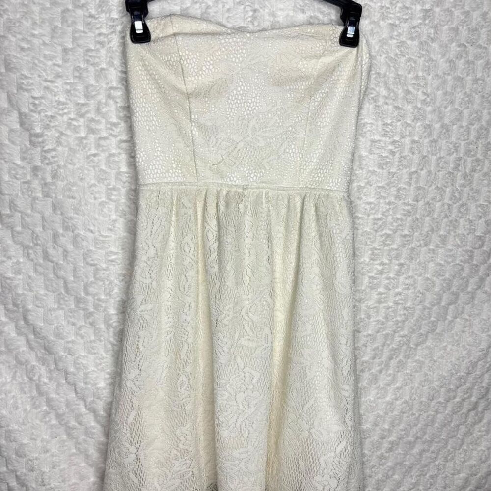Emerald-sundae Women's White and Cream Dress